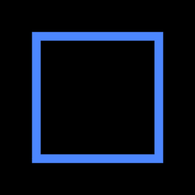 DoomBench-blue rendering of the Adarga logo against a black background.