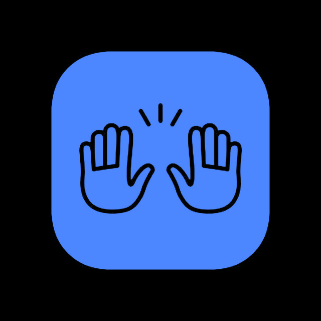 DoomBench-blue rendering of the All Hands AI logo against a black background.