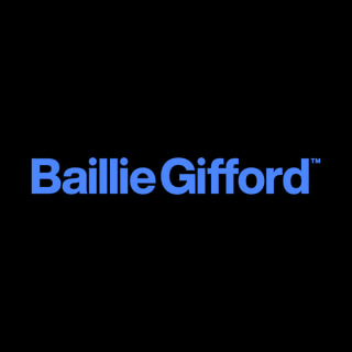 DoomBench-blue rendering of the Baillie Gifford logo against a black background.