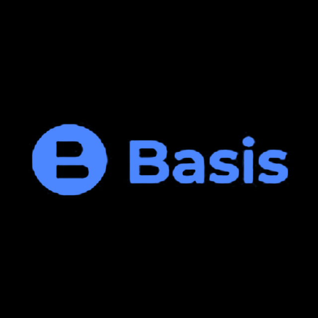 DoomBench-blue rendering of the Basis logo against a black background.