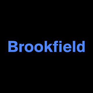 DoomBench-blue rendering of the Brookfield logo against a black background.