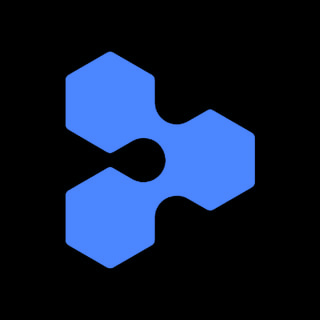 DoomBench-blue rendering of the Codeium logo against a black background.
