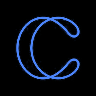 DoomBench-blue rendering of the Covariant logo against a black background.