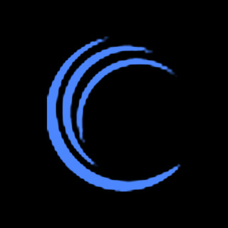 DoomBench-blue rendering of the Crescent Cove Advisors logo against a black background.