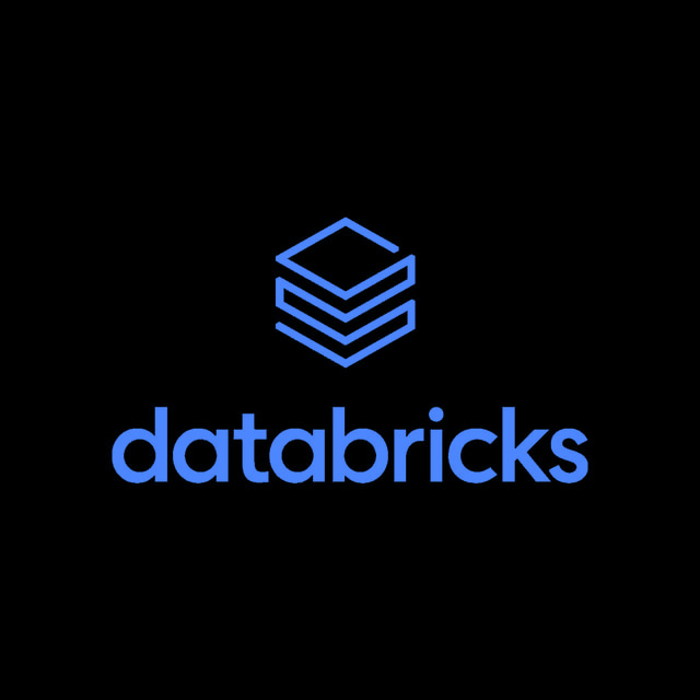 DoomBench-blue rendering of the Databricks logo against a black background.