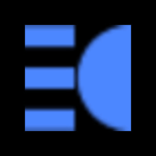 DoomBench-blue rendering of the Emerson Collective logo against a black background.