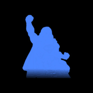 DoomBench-blue rendering of the Enlightenment Capital logo against a black background.