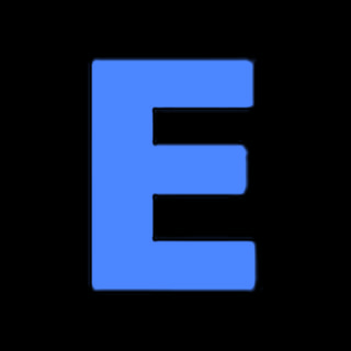 DoomBench-blue rendering of the Etched logo against a black background.
