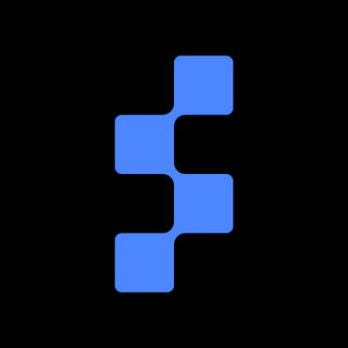 DoomBench-blue rendering of the Figure AI logo against a black background.