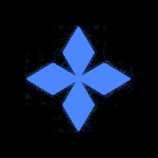 DoomBench-blue rendering of the General Atomics logo against a black background.