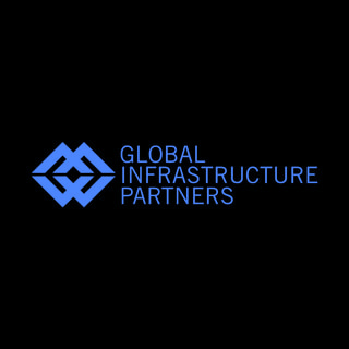 DoomBench-blue rendering of the Global Infrastructure Partners logo against a black background.