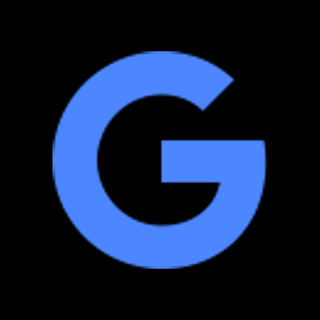 DoomBench-blue rendering of the Google logo against a black background.