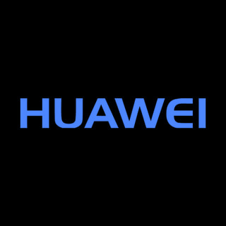 DoomBench-blue rendering of the Huawei logo against a black background.