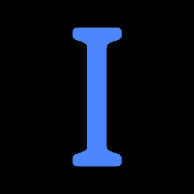 DoomBench-blue rendering of the Inflection AI logo against a black background.