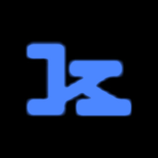 DoomBench-blue rendering of the Kodiak AI logo against a black background.