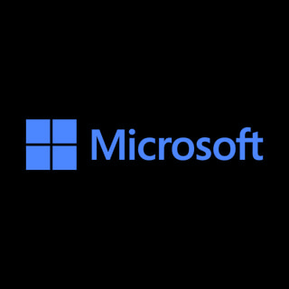 DoomBench-blue rendering of the Microsoft logo against a black background.