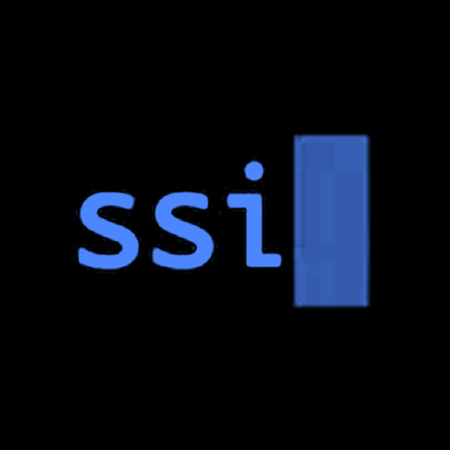 DoomBench-blue rendering of the Safe Superintelligence logo against a black background.