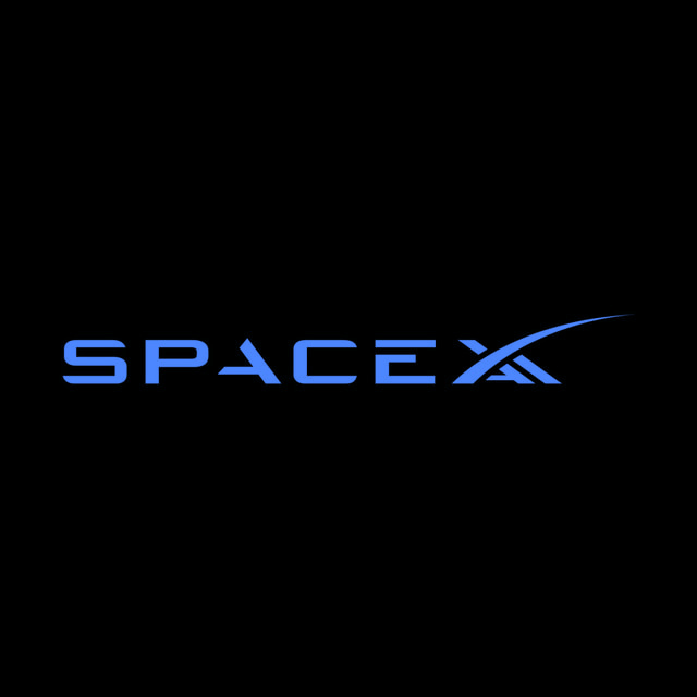 DoomBench-blue rendering of the SpaceXAI logo against a black background.