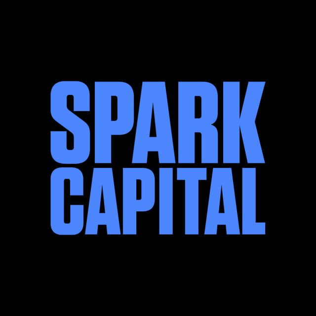 DoomBench-blue rendering of the Spark Capital logo against a black background.