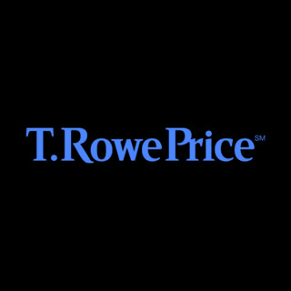 DoomBench-blue rendering of the T. Rowe Price logo against a black background.