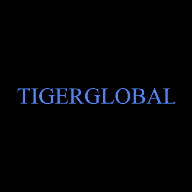 DoomBench-blue rendering of the Tiger Global Management logo against a black background.