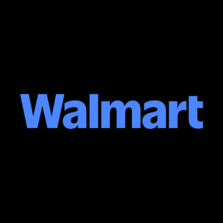 DoomBench-blue rendering of the Walmart logo against a black background.