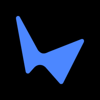 DoomBench-blue rendering of the World Labs logo against a black background.
